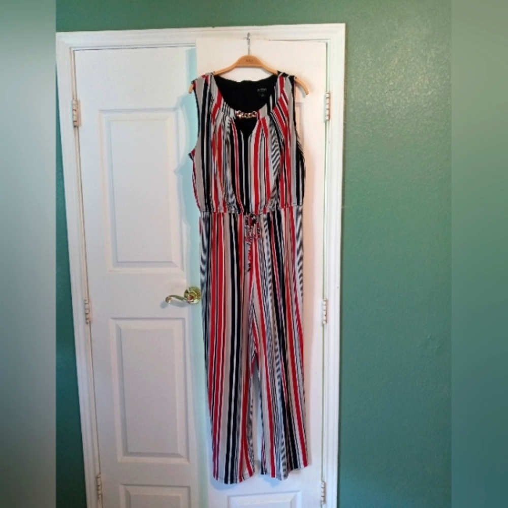 Stripped Jumpsuit